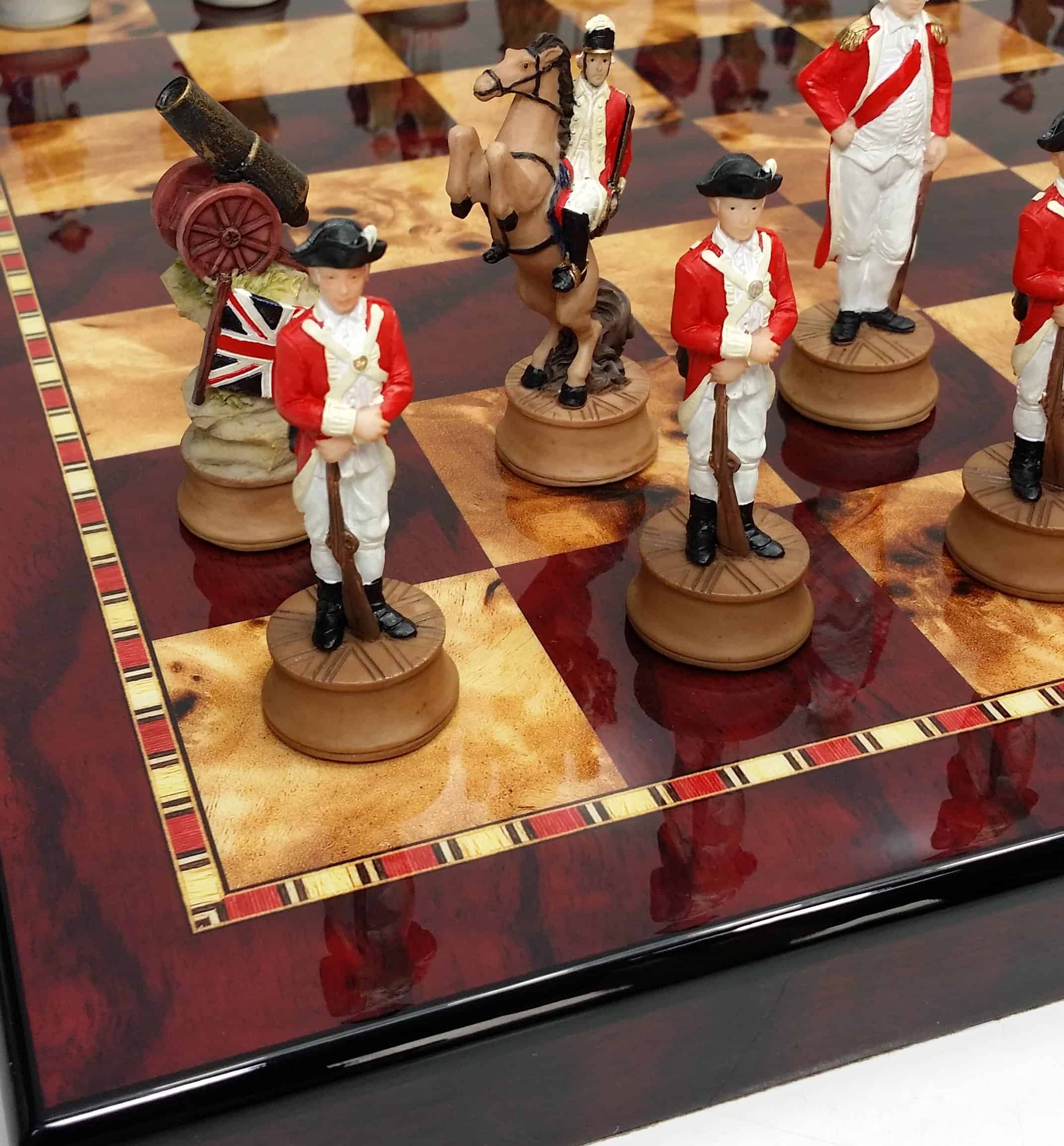 Juego de Ajedrez de la Guerra de -Cereza y Madera de Cerezo