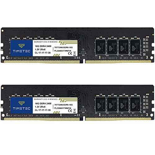 Kit de Memoria RAM de 32GB Timetec (2x16GB) DDR4 2400MHz