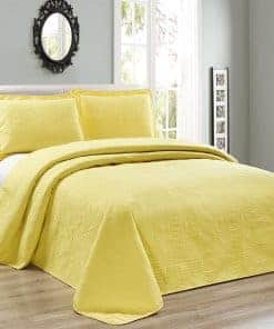 Elegante Hogar Hermoso Edredón de Tamaño Grande en Color