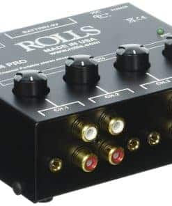 Mixer-Powered de 4 Canales, Negro (MX44PRO)