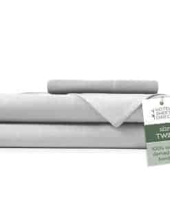 Juego de sábanas de 3 piezas Hotel Sheets -Gris