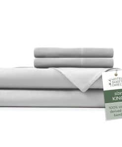 Hotel Sheets Direct Juego de Sábanas de 4 Piezas Tamaño