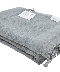 Manta de lana turca lavada InfuseZen - 100% algodón