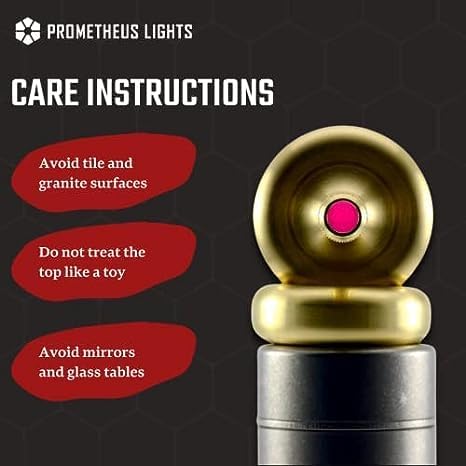 Trompo giratorio PROMETHEUS LIGHTS Lambda, Hecho en USA - Imagen 4