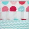 Protector de cuna seguro Tickled de Little Bedding by NoJo,