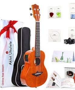 Ukelele Eléctrico, AKLOT Tenor Electric Ukelele de 26