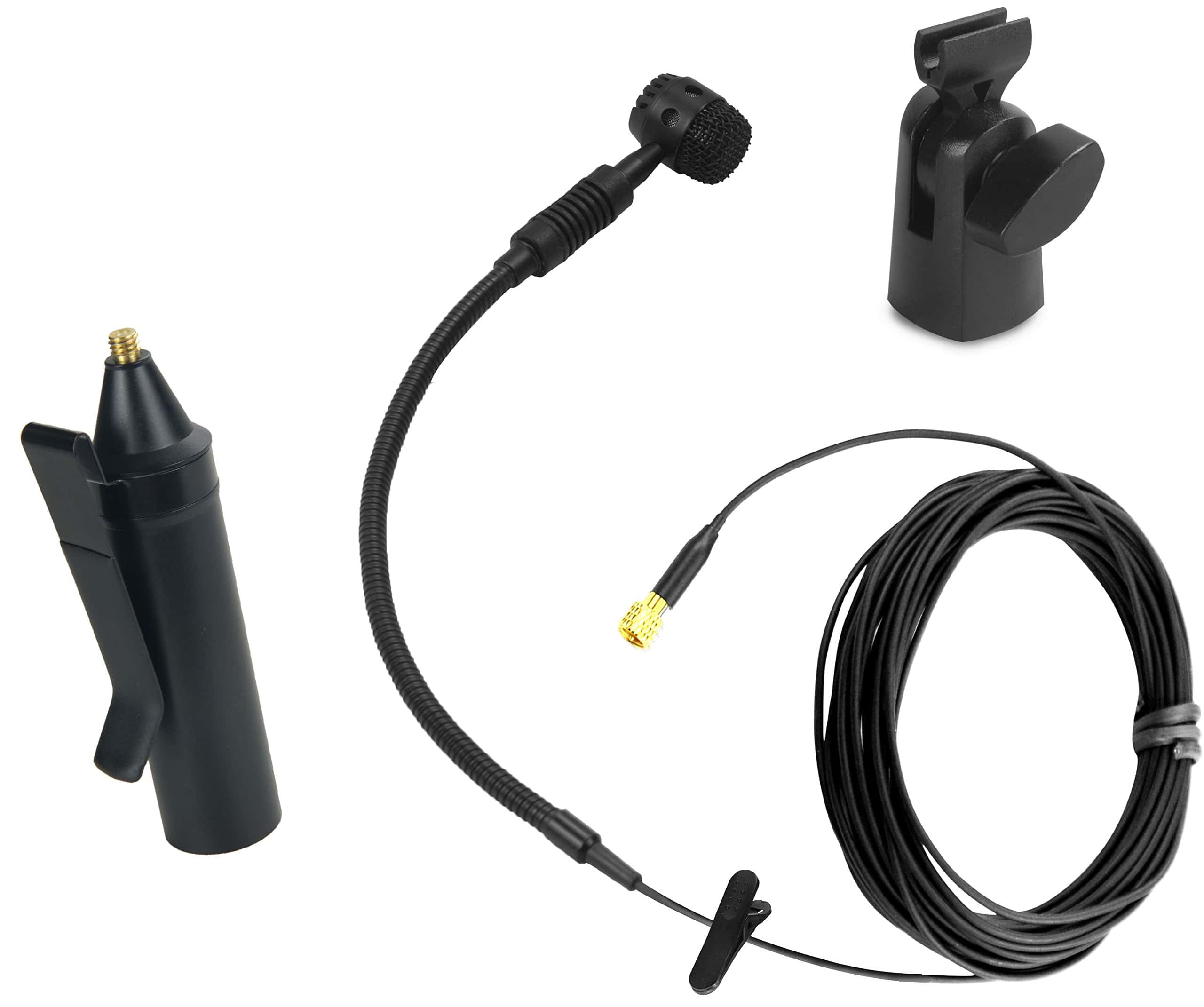 Micrófono de Condensador para Instrumento HEIMU + Clip