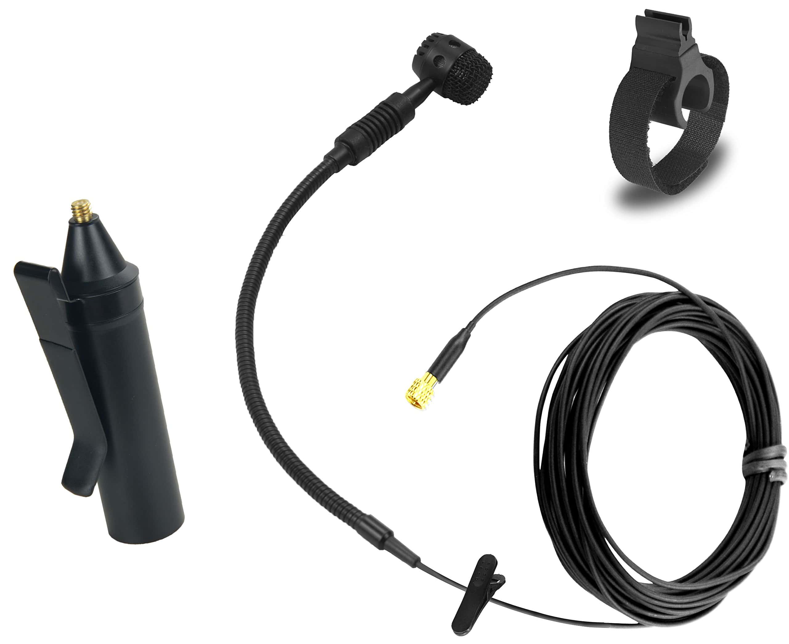 Micrófono de Condensador para Instrumentos HEIMU + Pinza