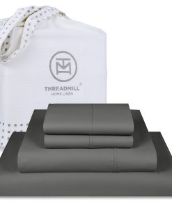 Sábanas 100% Algodón Supima Threadmill, Juego de Sábanas de