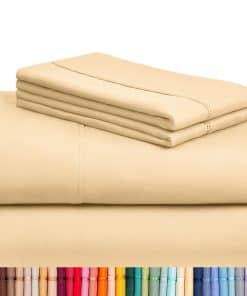 Juego de Sábanas LuxClub de 4 Piezas para Cama Full con