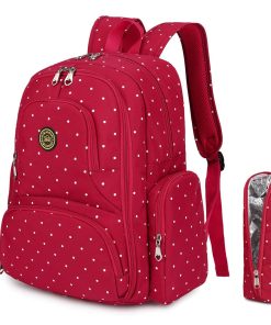 Mochila cambiadora de pañales QIMIAOBABY, funcional y de