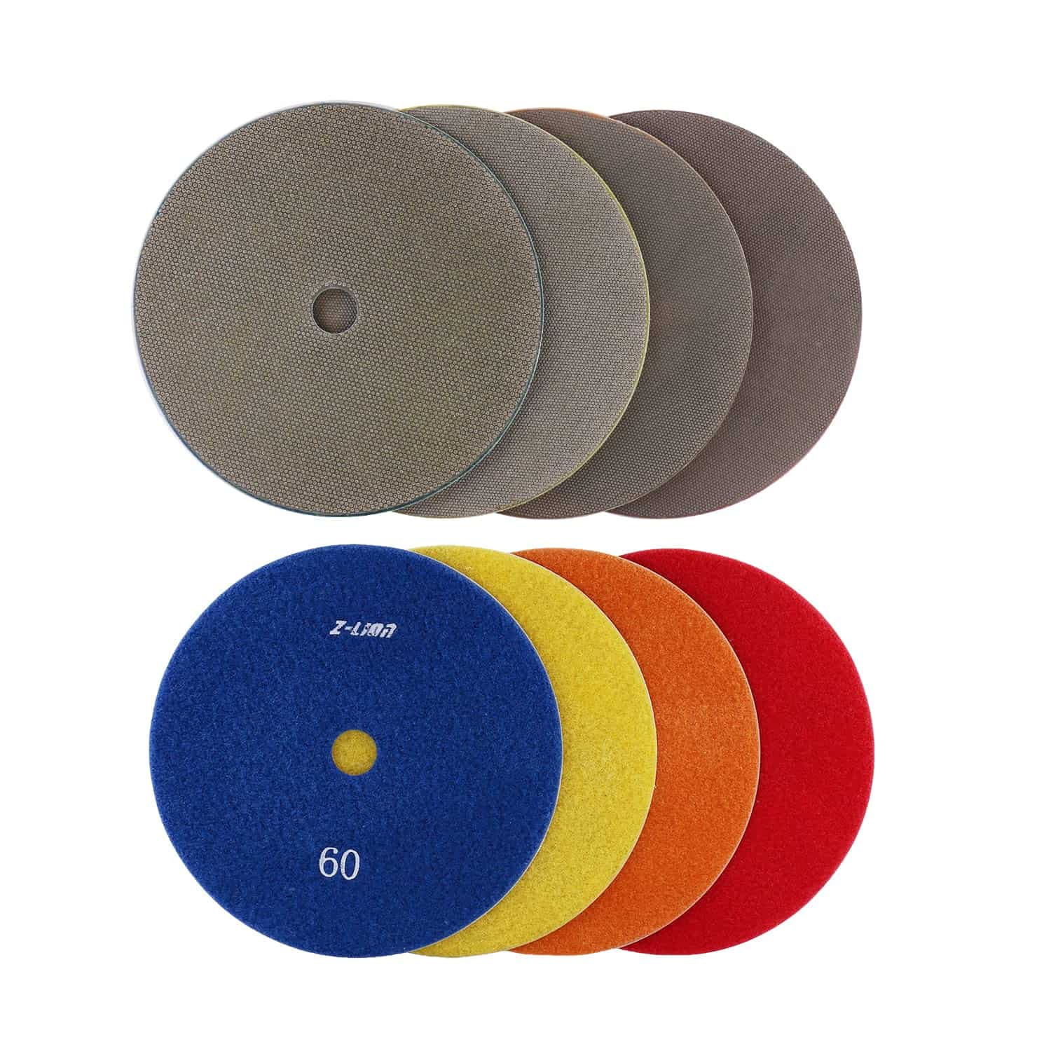 Juego de 4 Piezas de Almohadillas de Pulido de Diamante