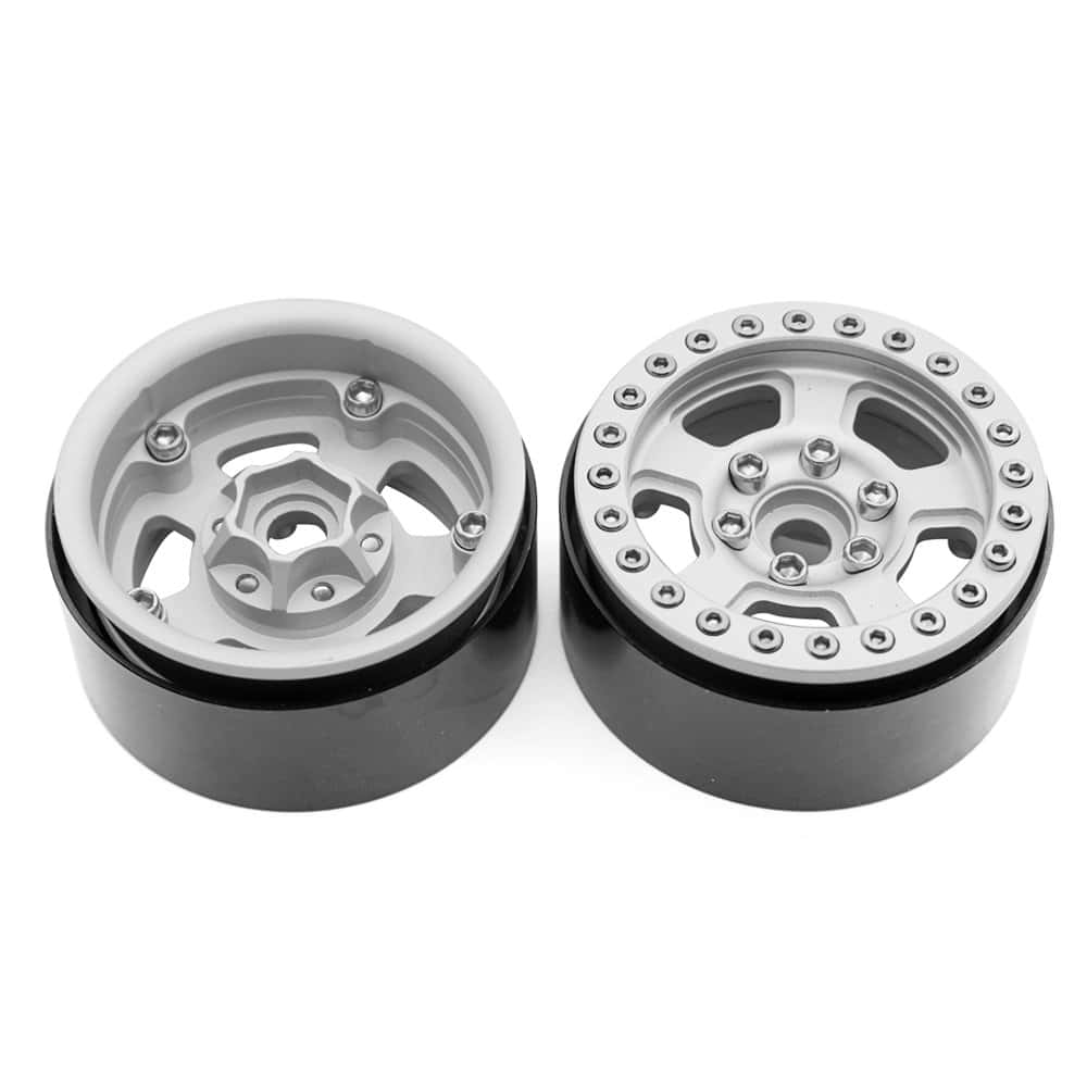 4Pcs Rines de Rueda Beadlock de Aleación de Aluminio 1.9" - Imagen 6