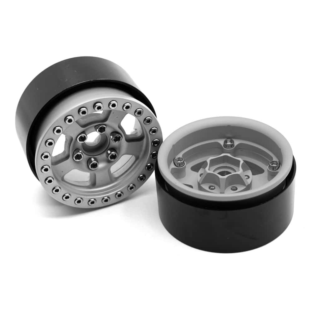 4Pcs Rines de Rueda Beadlock de Aleación de Aluminio 1.9" - Imagen 8