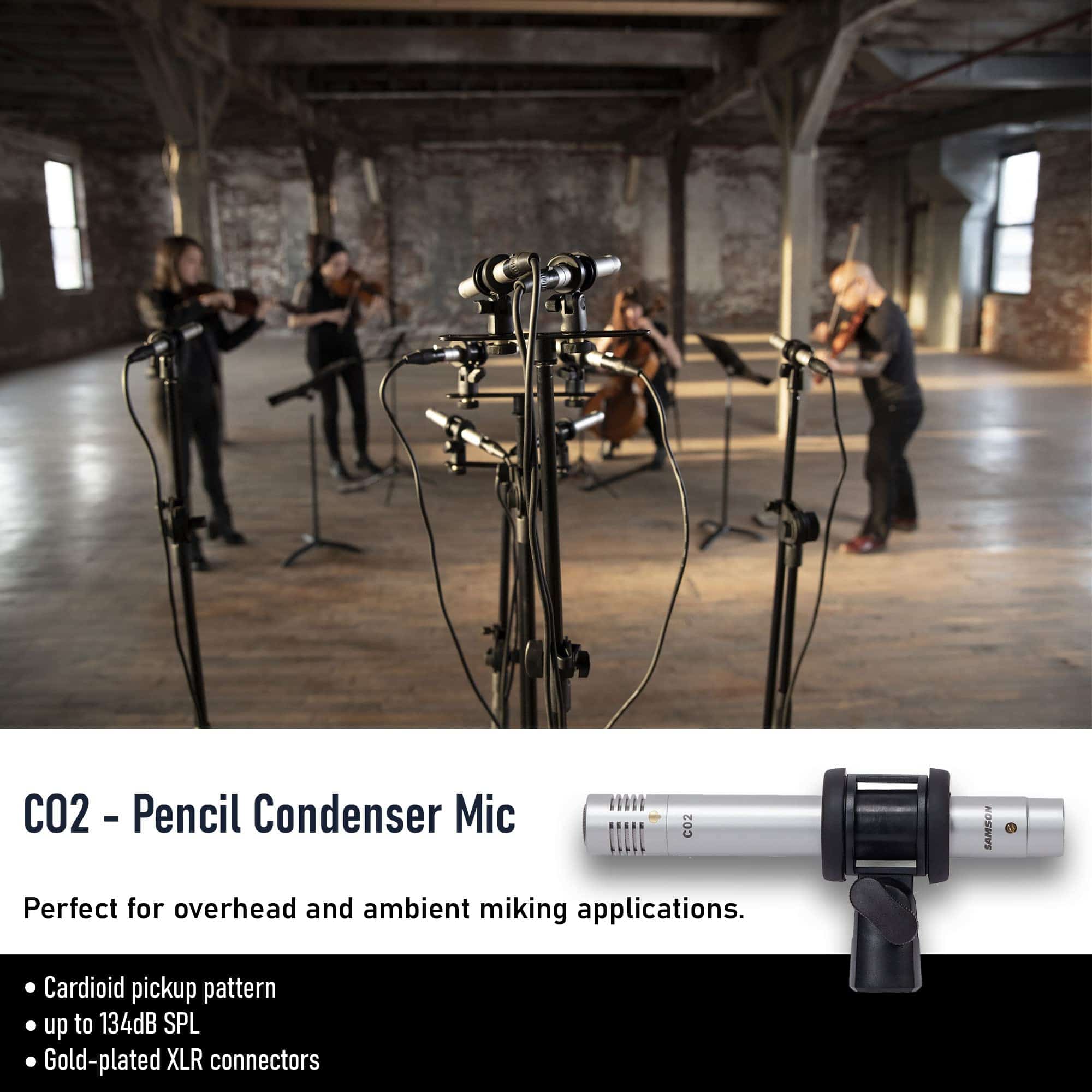 Kit de Micrófono de Batería Samson DK707 de 7 Piezas con 7 - Imagen 6