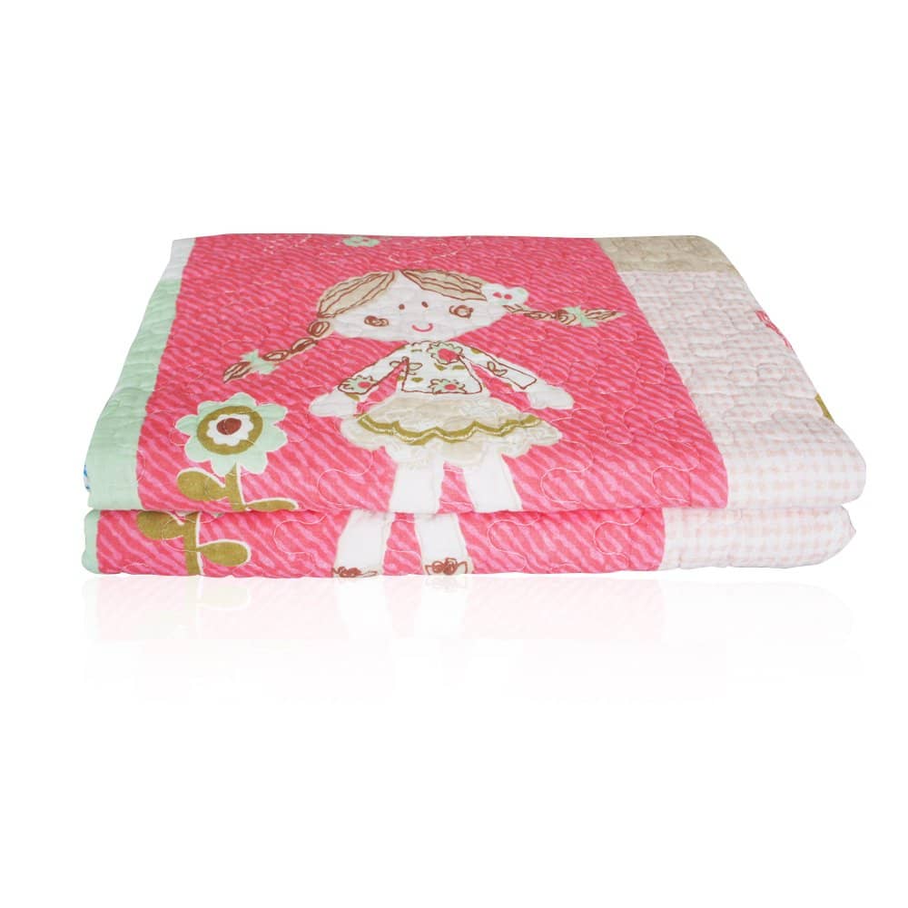 ABREEZE Colcha de Retrato de Algodón Colcha Para Niñas 43" - Imagen 8