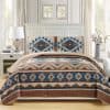 Colcha Edredón Set Tamaño Gemelo Twin con Diseño Navajo