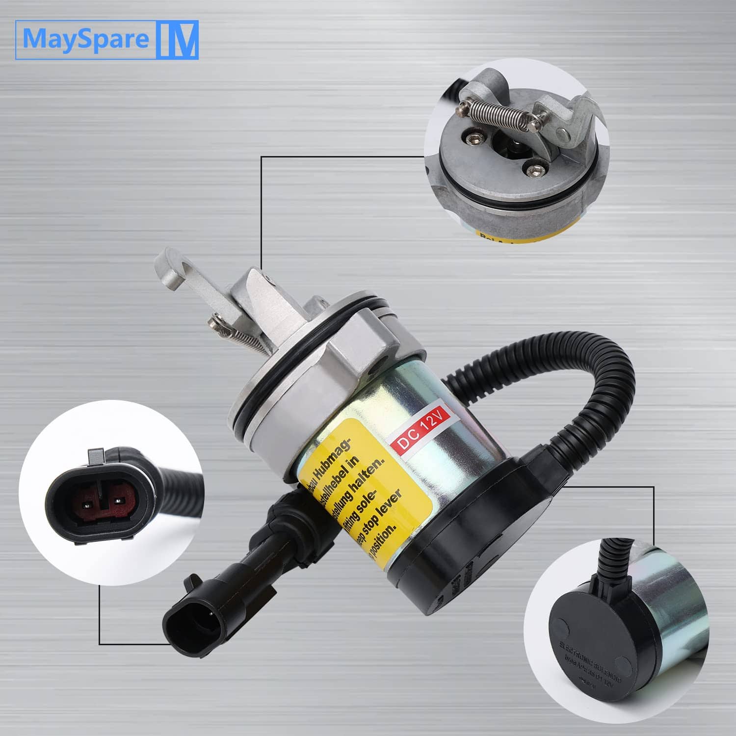 Válvula de cierre de combustible Bobcat May 04103812 - Imagen 4