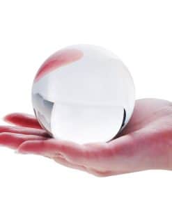 DSJUGGLING Bola de Malabarismo de Acrílico Transparente 4"