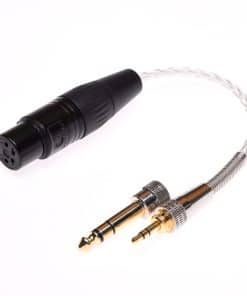 Adaptador de Audio Cable GAGACOCC de 8 Núcleos Plateado de