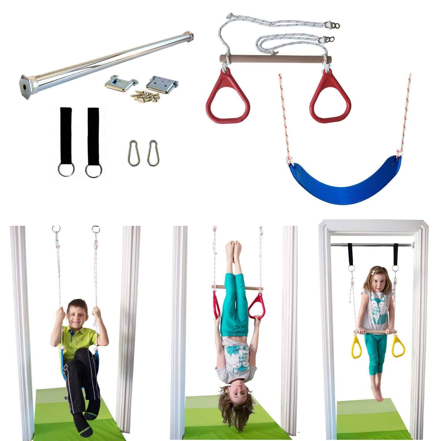 DreamGYM Columpio para Puerta para Niños - Barra de