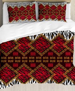 Juego de Funda Nórdica Ambesonne Safari, Rayas de Piel de