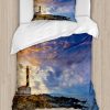 Set de Funda Nórdica Ambesonne Lighthouse, Faro de Cap de