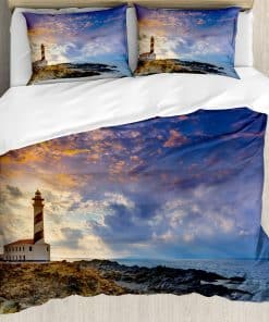 Juego de Funda Nórdica Faro de Ambesonne, Faro de Cap de