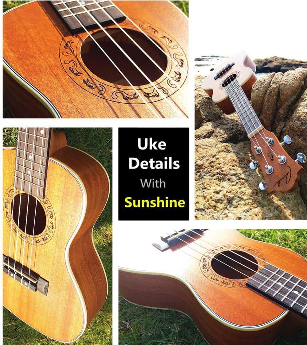 Ukelele Tenor Ranch 26 pulgadas Instrumento profesional de - Imagen 8