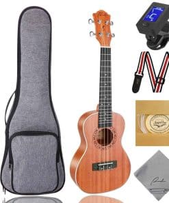 Ukelele Soprano Ranch de 21 pulgadas Kit Profesional de