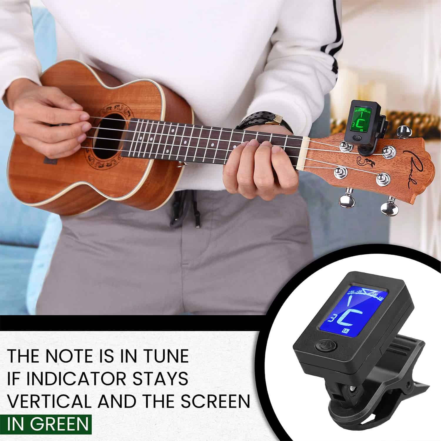 Ukelele Ranch Concert de 23 pulgadas Kit Profesional con - Imagen 8