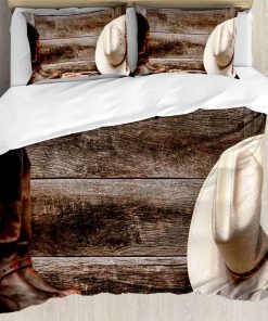 Set de Funda de Edredón Ambesonne Western, Sombrero de