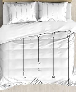 Juego de Funda Nórdica Náutica Ambesonne, Equipamiento de