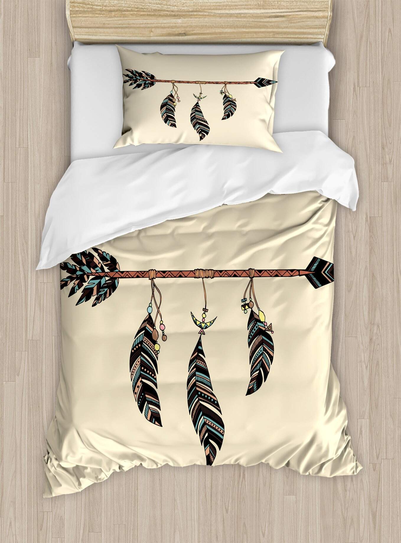 Juego de Funda Nórdica Ambesonne Flechas, Flecha en Patrón