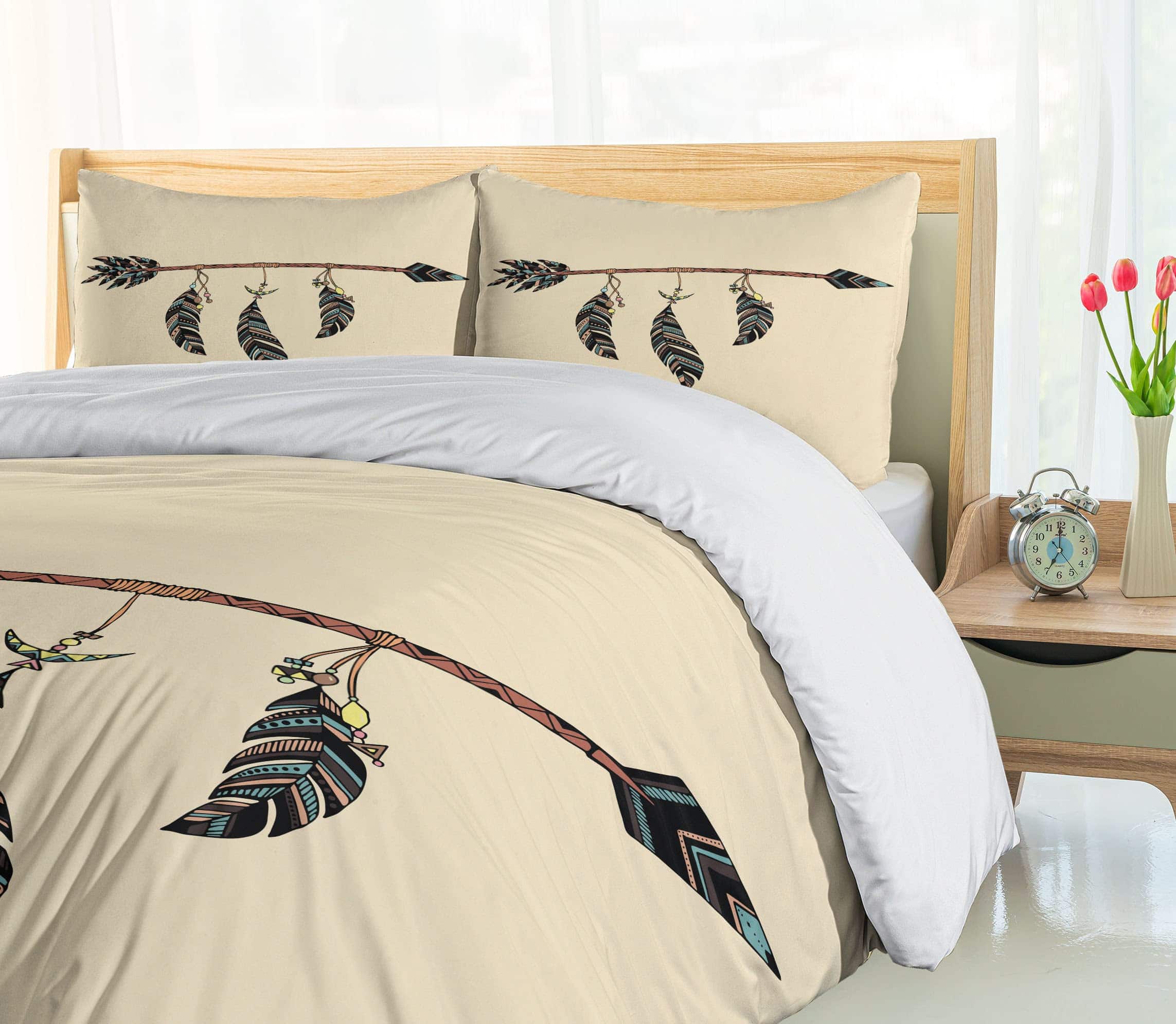 Juego de Funda Nórdica Ambesonne Flechas, Flecha en Patrón - Imagen 5