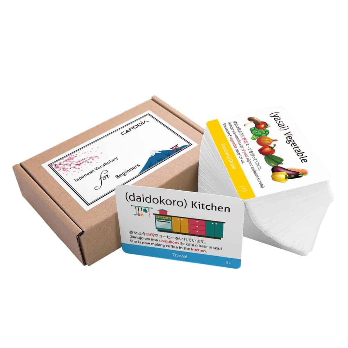 Barajas de Vocabulario Japonés para Principiantes (con
