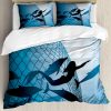 Juego de Funda Nórdica Ambesonne Underwater, Sirena Rescata