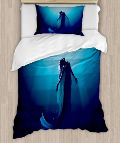 Juego de Funda Nórdica Ambesonne Underwater, Sirena