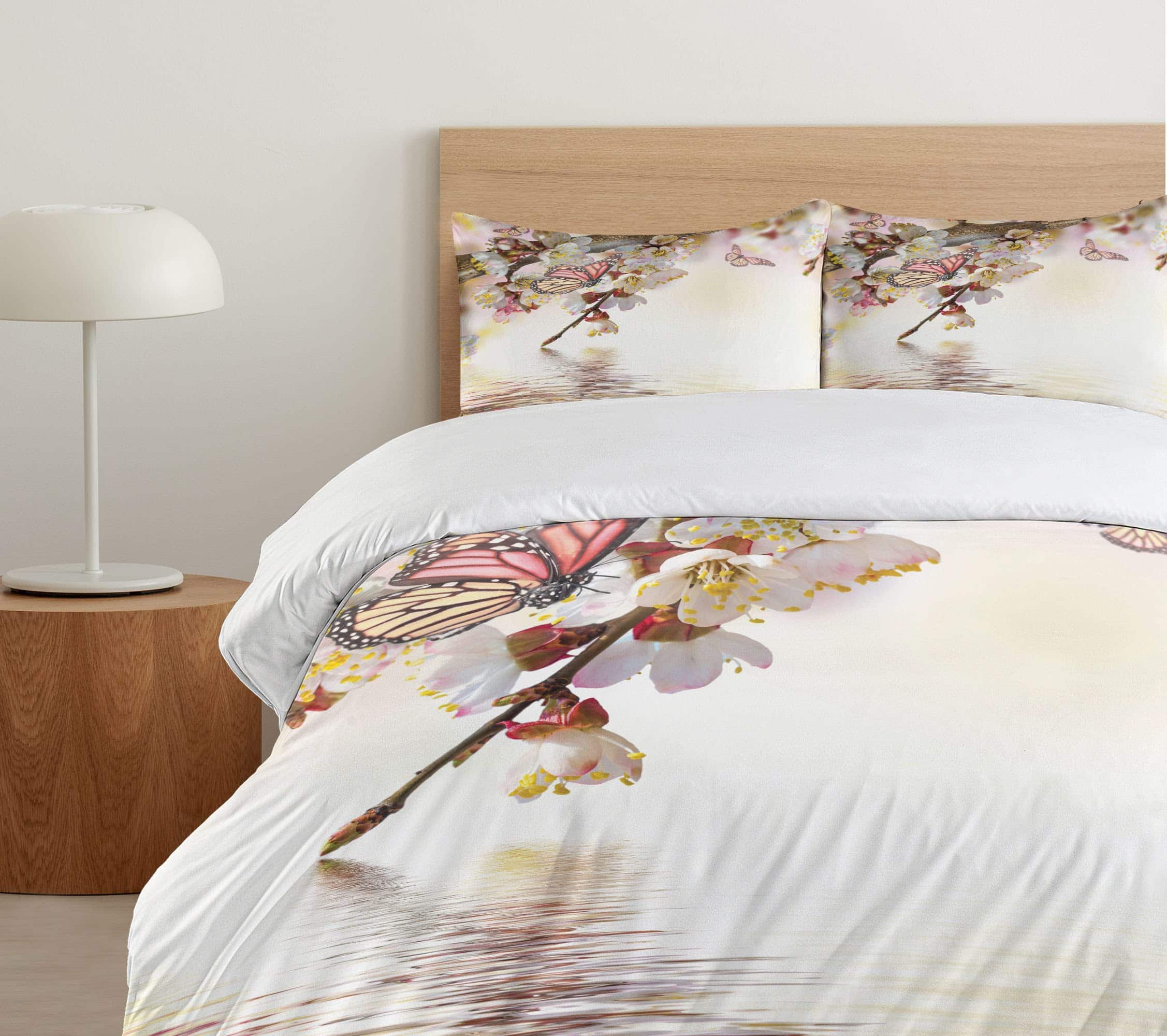 Juego de Cubierta de Edredón Japonés Ambesonne, Jardín - Imagen 6