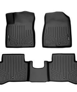 Juego de 2 alfombrillas de piso a medida SMARTLINER Negro