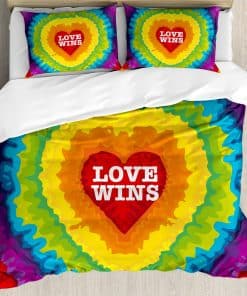 Juego de Funda nórdica Ambesonne Pride, Celebración de amor