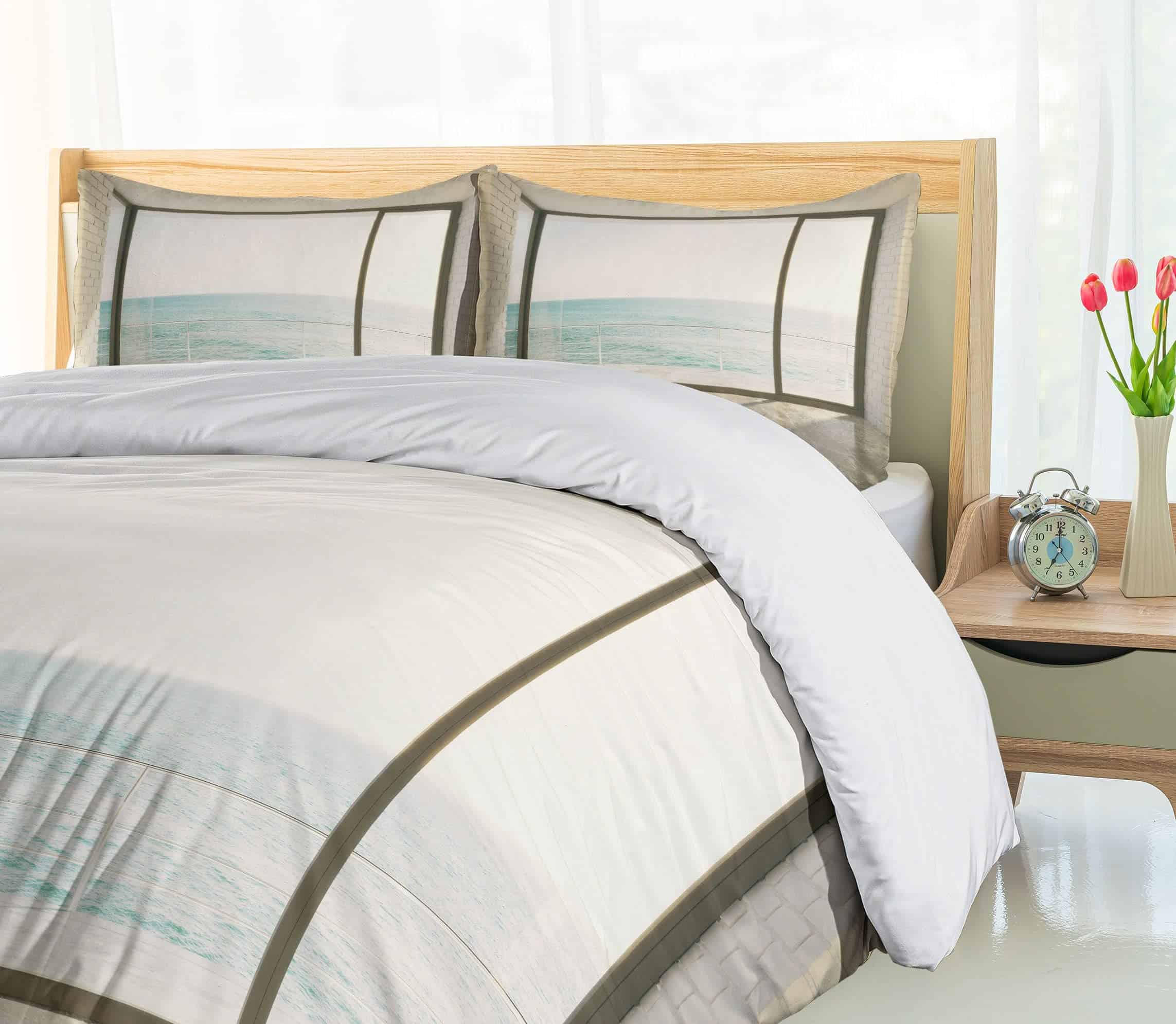 Juego de Funda Nórdica de Playa Ambesonne, Diseño de Hogar - Imagen 5