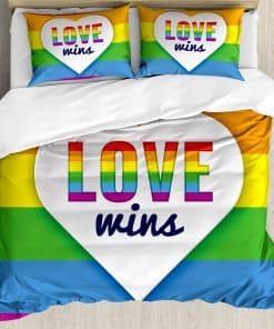 Set de Funda de Edredón Ambesonne Pride, Bandera del