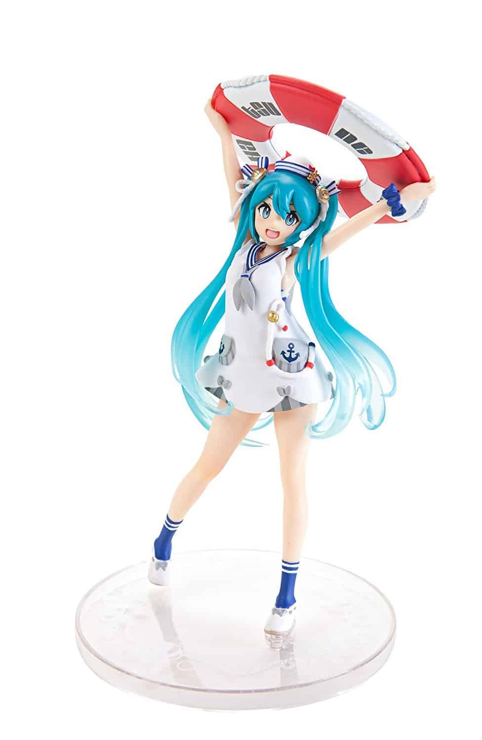 Figura de acción de Hatsune Miku de 7" de ropa de verano