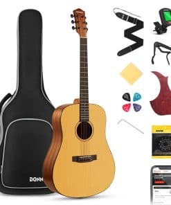 Guitarra Acústica Donner para Principiantes Adultos Tamaño