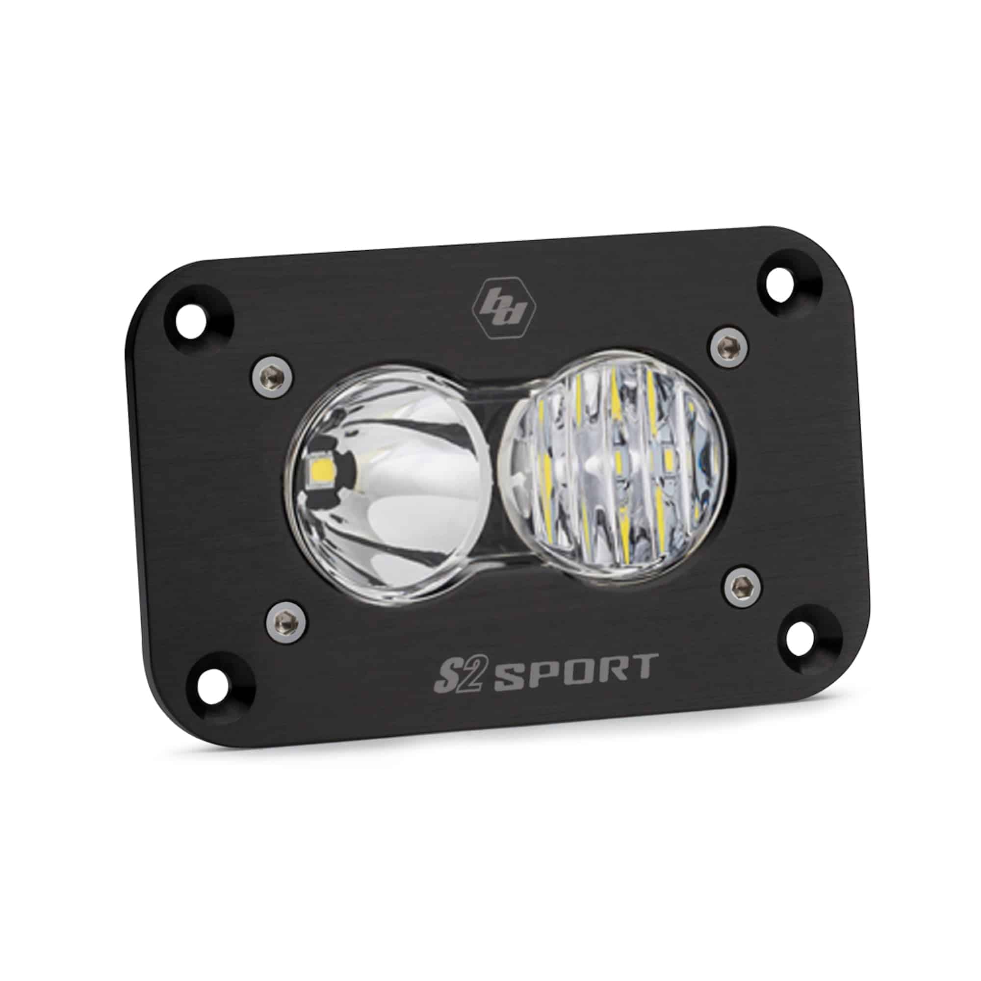 Baja Designs S2 Sport Pod de Luz LED Montado a Ras en Negro