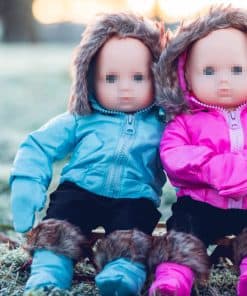 Conjunto de Dos Ropas de Invierno Completas para Muñeca