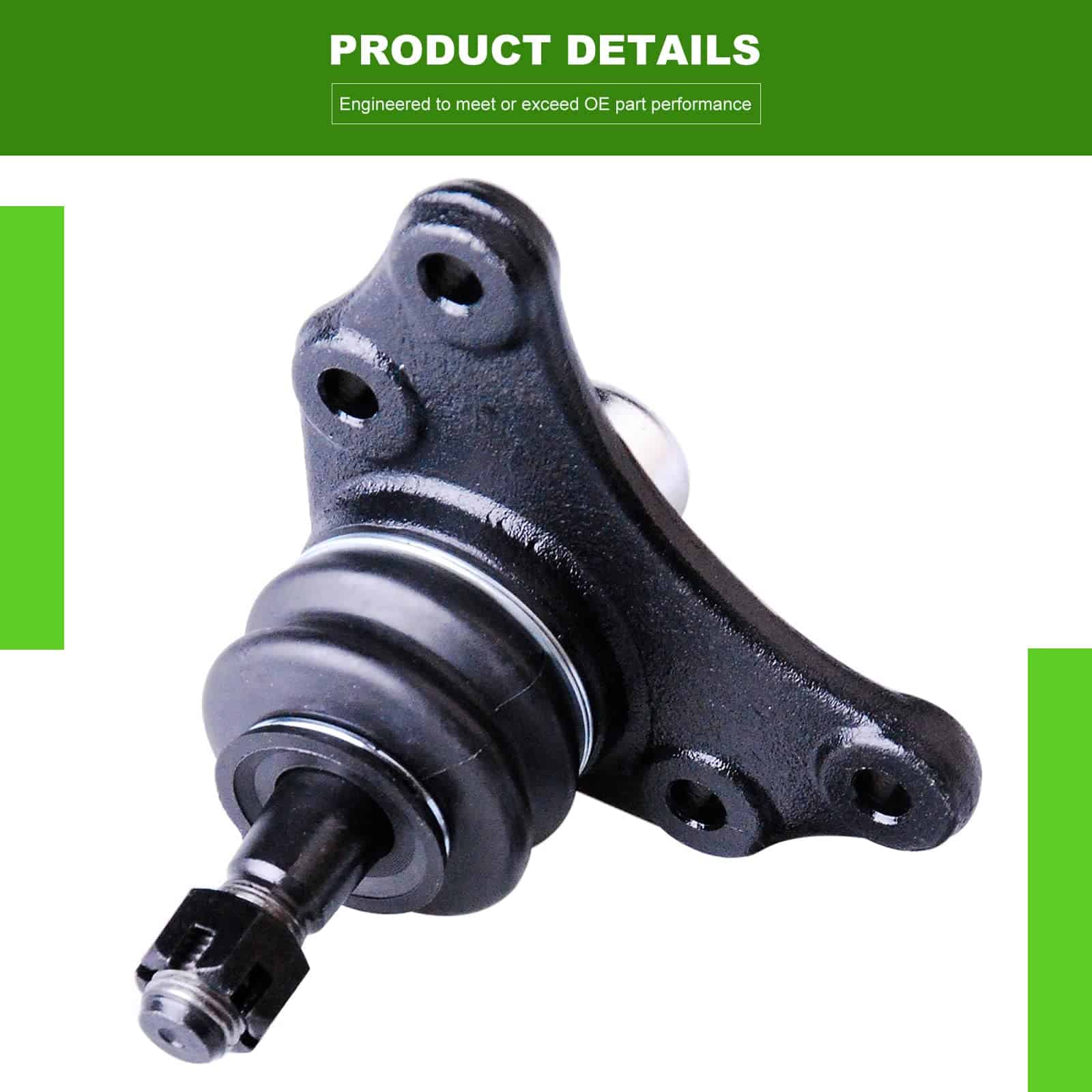 SCITOO 12Pcs Front Upper Lower Ball Joints Outer Inner Tie - Imagen 3