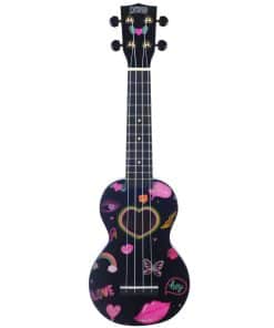 Ukelele Mahalo Serie de Arte, Diestro, Soprano (MA1HE bk)