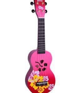 Ukulele Mahalo Designer Series, Diestro, Rojo Burst,